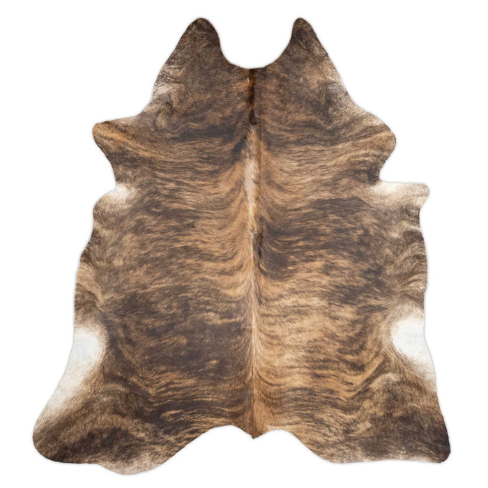 Genuine Hair-On Cowhide - Brindle w/Light Belly