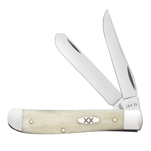 Case Mini Trapper - Smooth Natural Bone - XX Oval Shield Knives W.R. Case