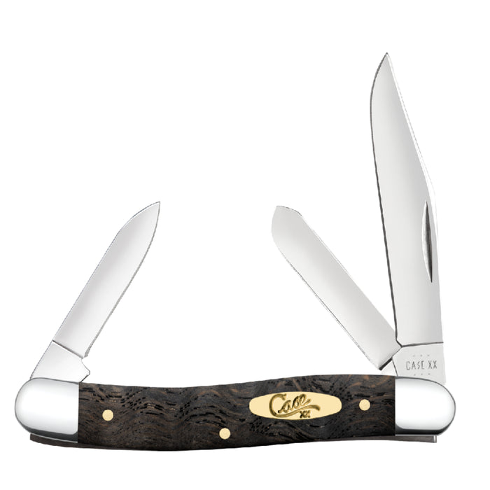 Case Black Curly Oak Medium Stockman Knives W.R. Case