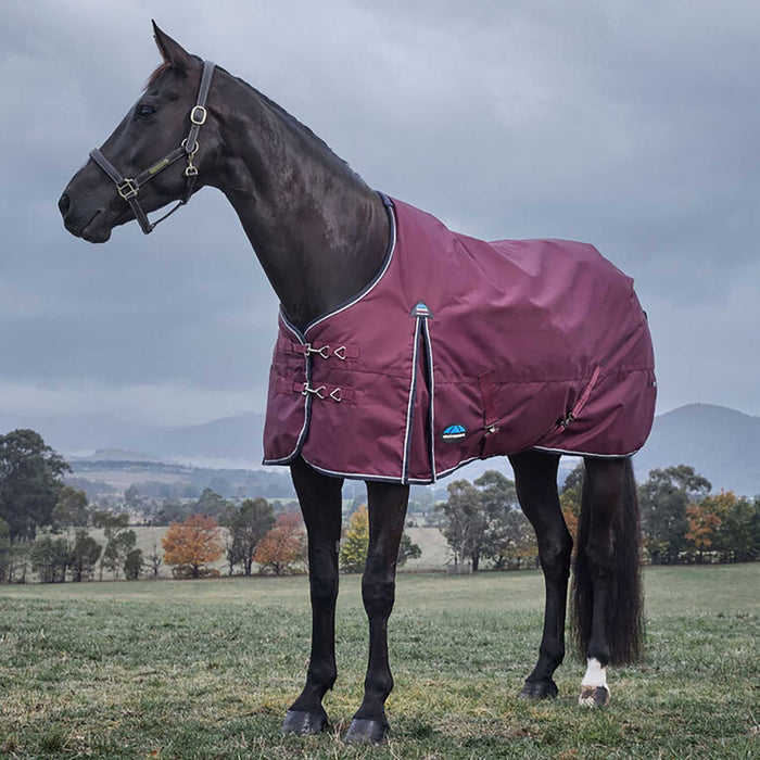 Weatherbeeta ComFiTec Essential Turnout 220G - Burgandy/Navy