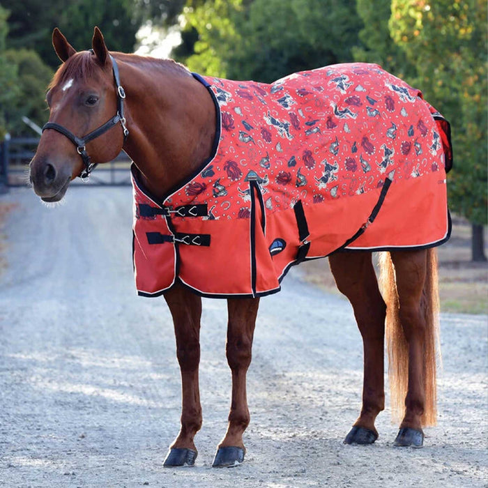 Weatherbeeta ComFiTec Essential Turnout 220G - Rodeo Print