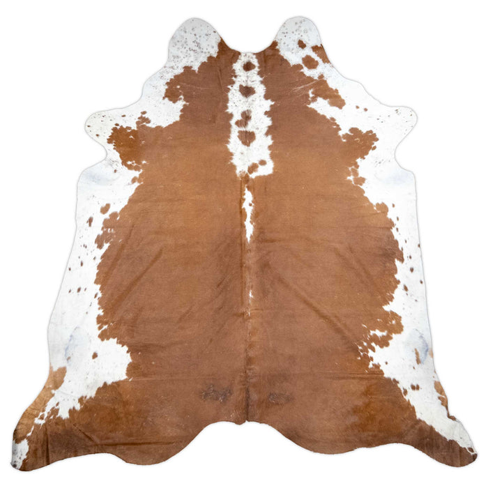 Genuine Hair-On Cowhide - Hereford w/Backbone