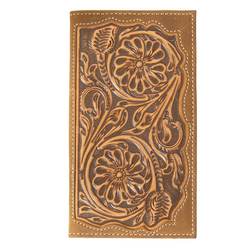 3D Floral Embossed Inlay Rodeo Wallet MEN - Accessories - Wallets & Money Clips M&F Western Products