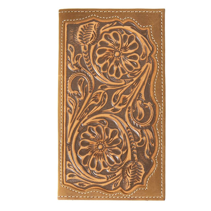 3D Floral Embossed Inlay Rodeo Wallet MEN - Accessories - Wallets & Money Clips M&F Western Products