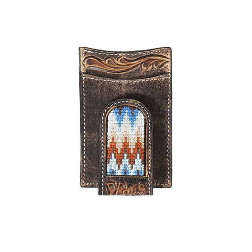3D Hand Tooled Scroll Money Clip MEN - Accessories - Wallets & Money Clips M&F Western Products
