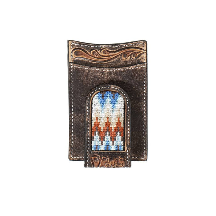 3D Hand Tooled Scroll Money Clip MEN - Accessories - Wallets & Money Clips M&F Western Products