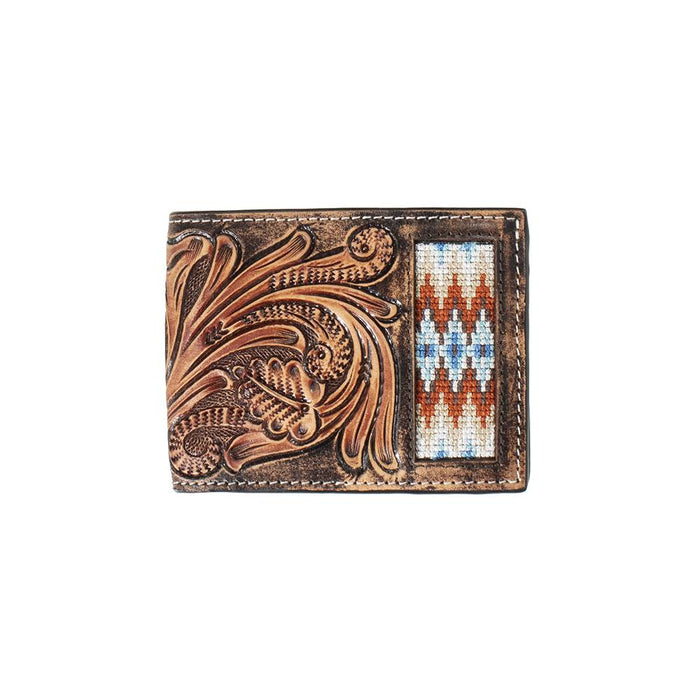 3D Hand Tooled Scroll Bifold Wallet MEN - Accessories - Wallets & Money Clips M&F Western Products