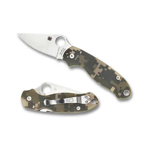 Spyderco Para 3 Digi-Cam G10 Knives Spyderco