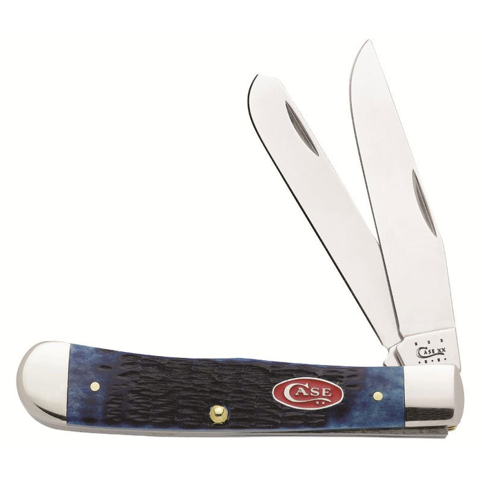 Case Rogers Jig Navy Blue Bone Trapper Knives W.R. Case