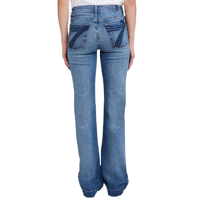 7 For All Mankind Dojo Trouser - Distressed Authentic Light WOMEN - Clothing - Jeans 7 For All Mankind