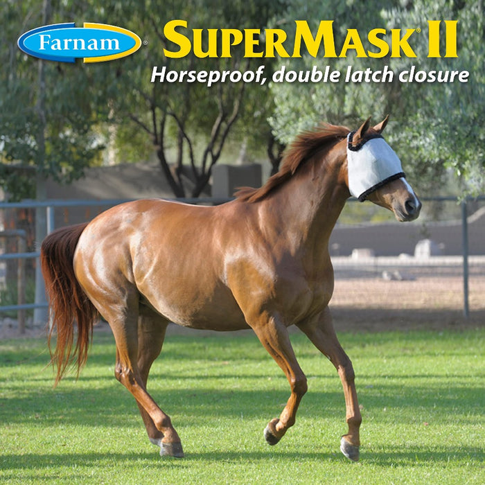 SuperMask II Foal Fly Mask Equine - Fly & Insect Control Farnam