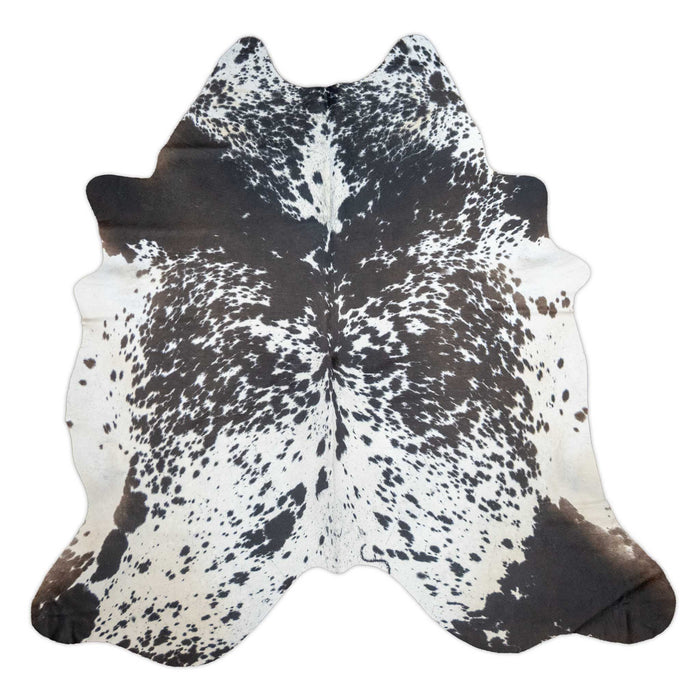 Genuine Hair-On Cowhide - Dark Salt & Pepper