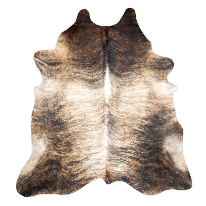 Genuine Hair-On Cowhide - Dark Brindle