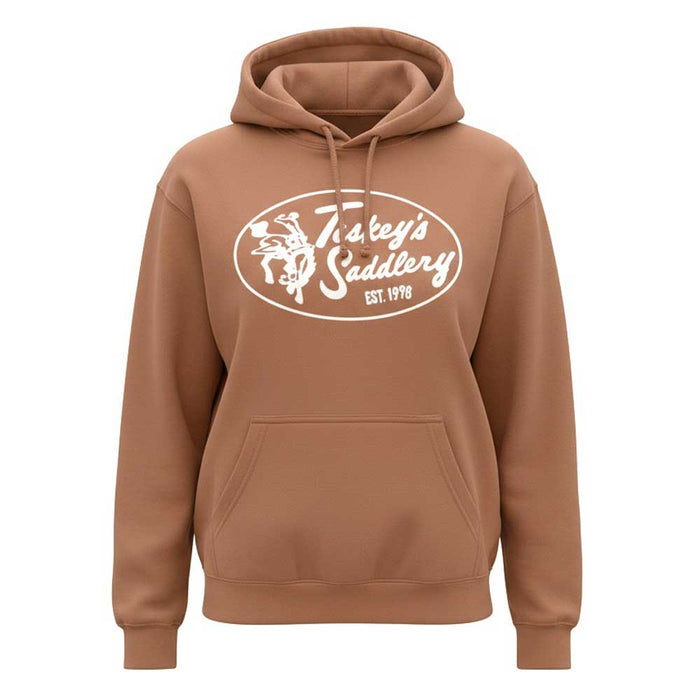 Teskey's Saddlery Retro Oval Hoodie -Adobe