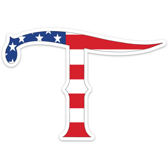Teskey's Small American T Logo Vinyl Die-Cut Sticker TESKEY'S GEAR - Stickers Teskey's