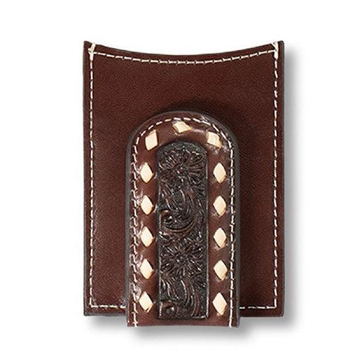 Ariat Floral Embossed Buck Lace Money Clip MEN - Accessories - Wallets & Money Clips M&F Western Products