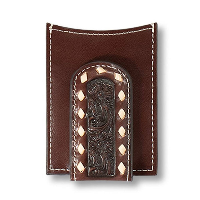 Ariat Floral Embossed Buck Lace Money Clip MEN - Accessories - Wallets & Money Clips M&F Western Products