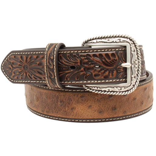 Ariat Men's Ostrich Print Belt MEN - Accessories - Belts & Suspenders M&F Western Products