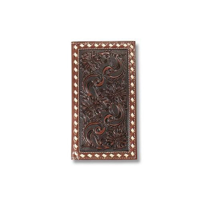 Ariat Rodeo Floral Embossed Wallet MEN - Accessories - Wallets & Money Clips M&F Western Products