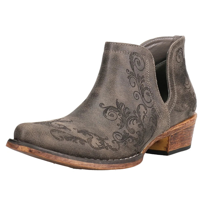 * Roper Ava Black Bootie - FINAL SALE WOMEN - Footwear - Boots - Booties Roper Apparel & Footwear