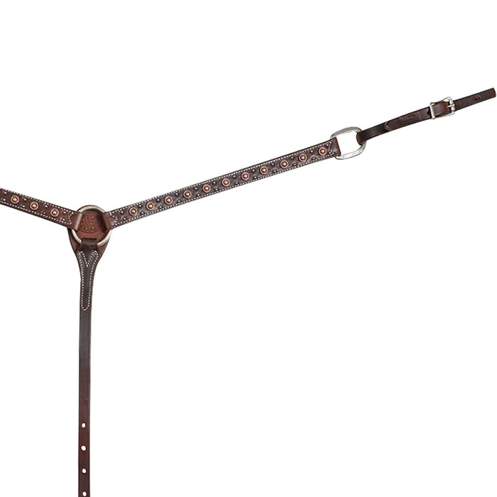 Martin Saddlery 1" Breast Collar w/Rope Edge Dots
