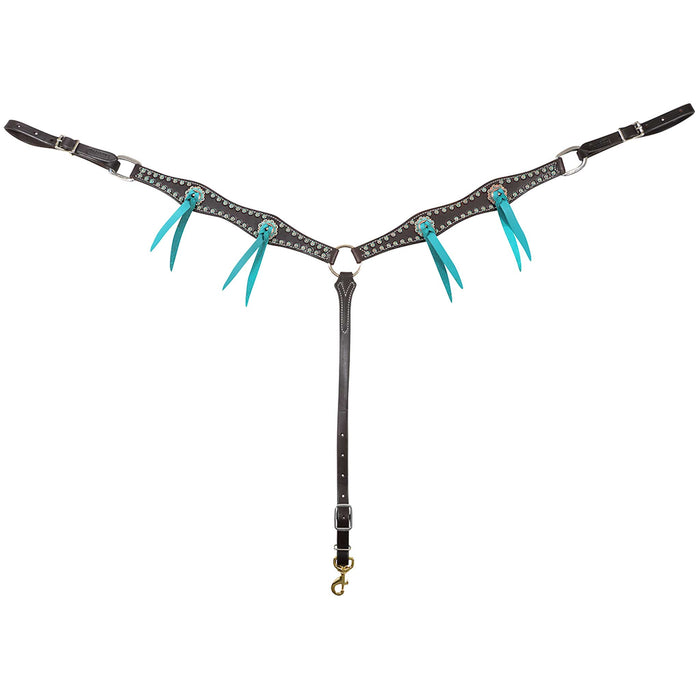 Martin Saddlery 1-1/2" Breast Collar w/Antique Dots