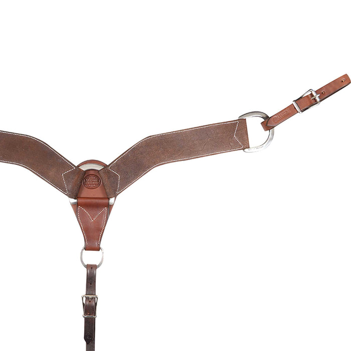 Martin Saddlery 2-3/4" Chocolate Roughout Breast Collar