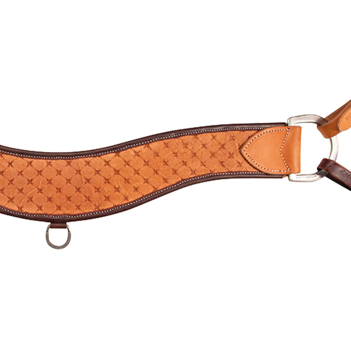Martin Saddlery 4" Quilted Stamp Steer Roper Breast Collar