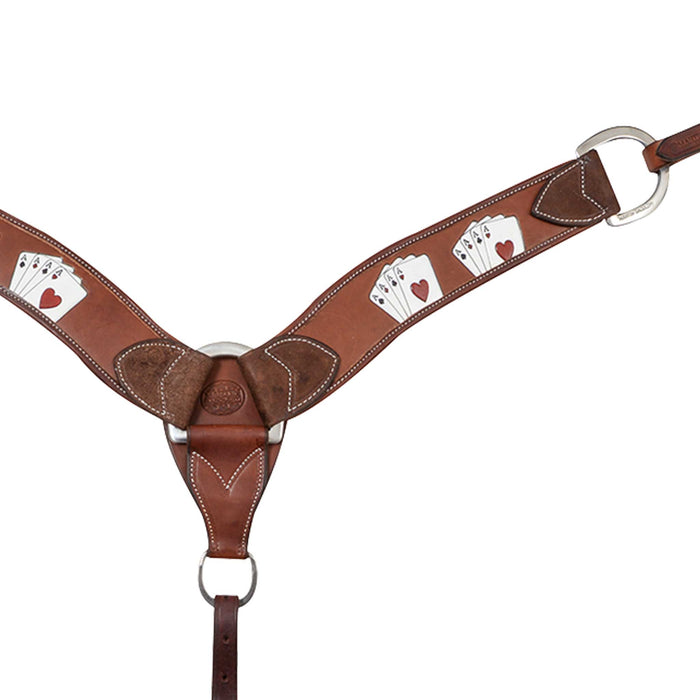 Martin Saddlery 2-3/4" Card Suit Breast Collar