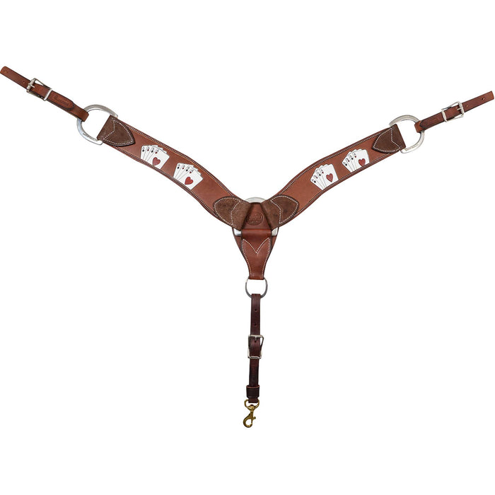 Martin Saddlery 2-3/4" Card Suit Breast Collar