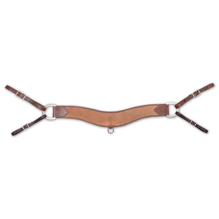 Martin Saddlery 4" Wrapped Roughout Breast Collar