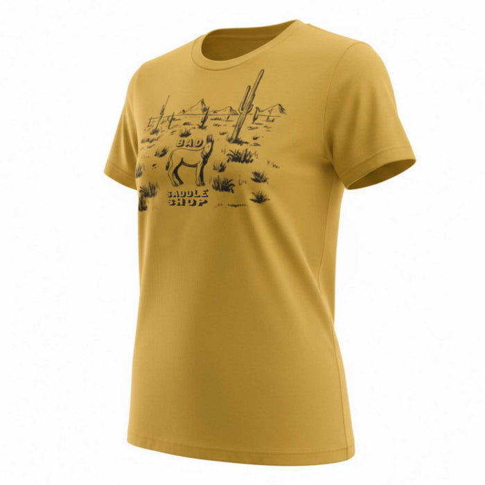 Teskey's Bad Burro Saddle Shop Tee - Suncatcher Gold