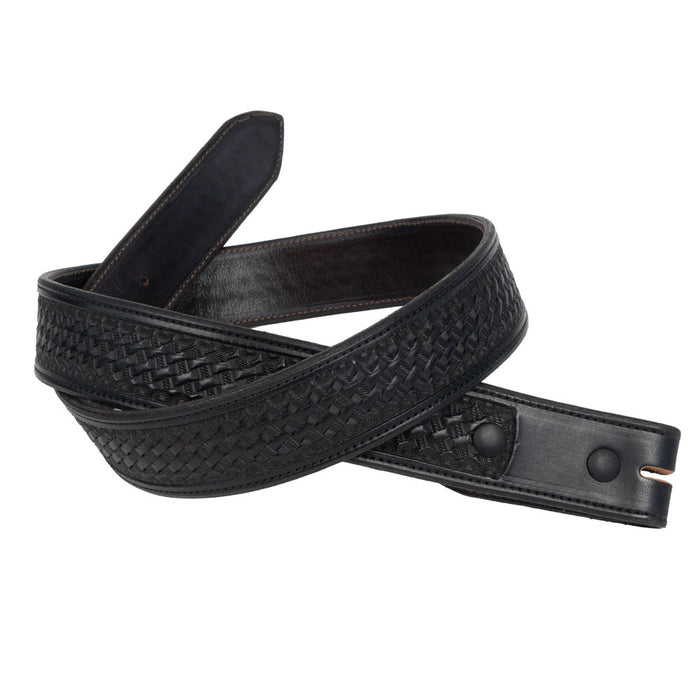 Randall Top Shelf Basket Weave Belt - Black/Black MEN - Accessories - Belts & Suspenders Randall Top Shelf