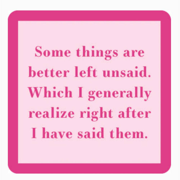"Left Unsaid" Coaster HOME & GIFTS - Home Decor - Decorative Accents Drinks On Me