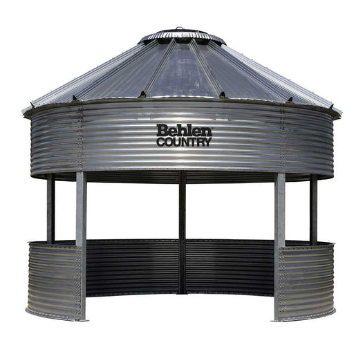 BinVista 16' Galvanized Gazebo (In-Store Only) Equipment - Panels/Gates Behlen Country