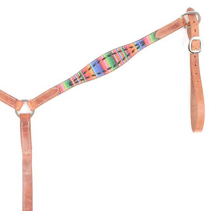 Teskey's 2" Serape Breast Collar w/Buckstitch Tack - Breast Collars Teskey's