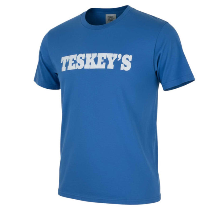 Teskey's Plain Logo Tee - Periwinkle