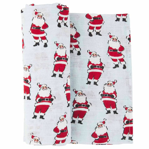 Mud Pie Vintage Santa Swaddle Blanket HOME & GIFTS - Home Decor - Seasonal Decor Mud Pie