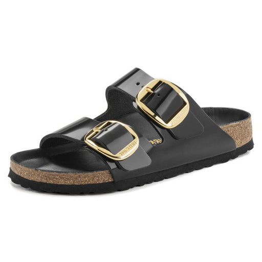 Birkenstock Arizona Big Buckle - High Shine Black WOMEN - Footwear - Sandals Birkenstock