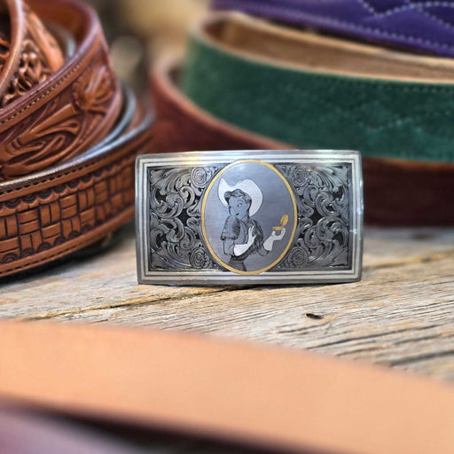 Hand Engraved Schmidt Custom Belt Buckle ACCESSORIES - Additional Accessories - Buckles Schmidt Custom