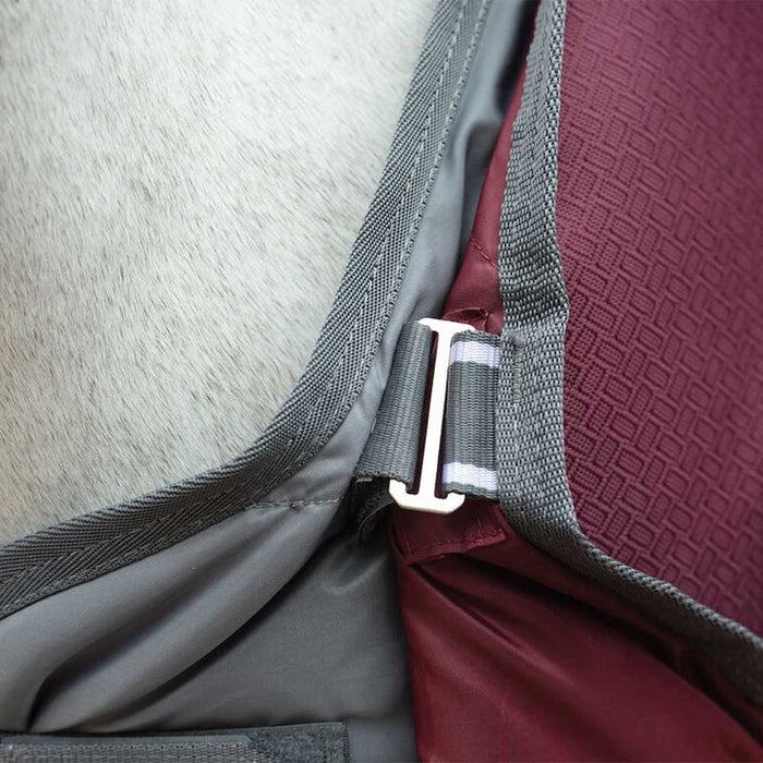 Weatherbeeta Comfitec Plus Dynamic ll Standard Neck Medium - Maroon/Grey