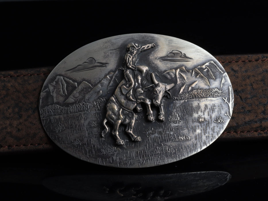 Comstock Heritage Bull Rider Ranchwear Buckle ACCESSORIES - Additional Accessories - Buckles Comstock Heritage