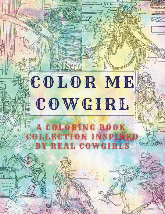 Color Me Cowgirl & Cowboy Coloring Books HOME & GIFTS - Books MISC Cowgirls