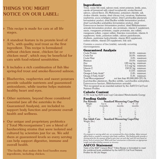 Taste of the Wild Canyon River Dry Cat Food Feed & Hay - Feed Taste of the Wild