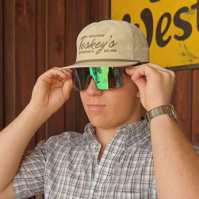 Teskey's Embroidery Umpqua Rope Hat - Sand Dune/Loden TESKEY'S GEAR - Baseball Caps Teskey's