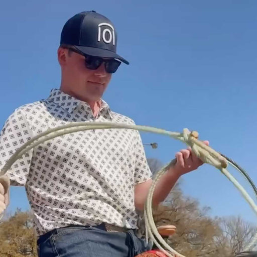 101 Ranch Logo Flatbill Cap - Solid Navy TESKEY'S GEAR - Baseball Caps Teskey's