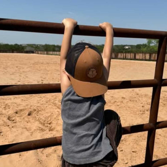 Teskey's Youth Leather T Logo Patch Cap TESKEY'S GEAR - Youth Baseball Caps Teskey's