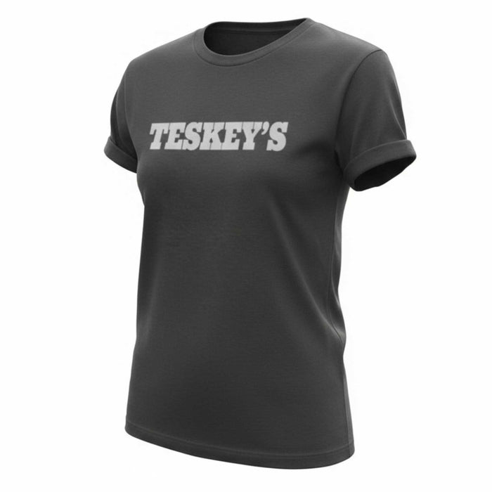 Teskey's Plain Logo Tee - Pepper