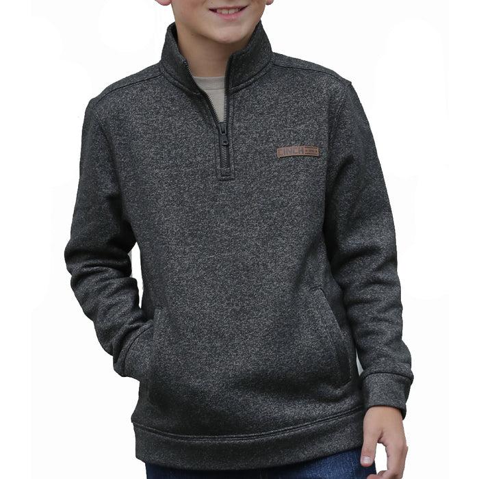 * Cinch Boy's Solid Half Zip Pullover - FINAL SALE KIDS - Boys - Clothing - Sweatshirts & Hoodies Cinch