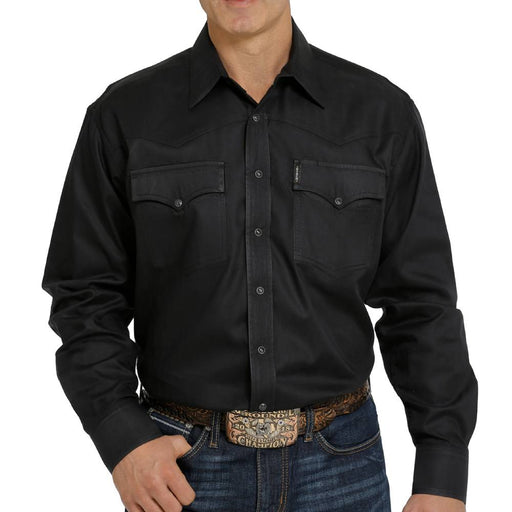Cinch Men's Herringbone Western Shirt MEN - Clothing - Shirts - Long Sleeve Cinch